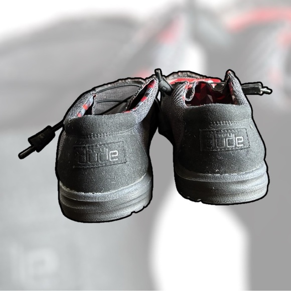 Hey Dude Wally Sox Jet Black Black Loafers Slip-Ons Casual Comfort NWT - Picture 11 of 16